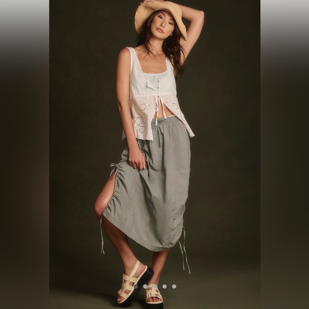 Anthropologie Daily Practice Midi Skirt